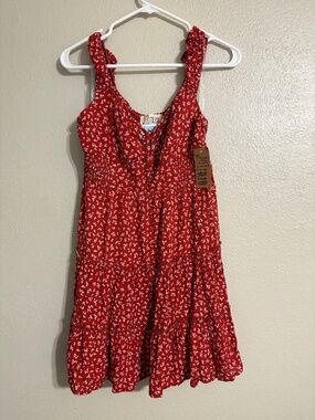 Just Found Red Mini Dress Size Large